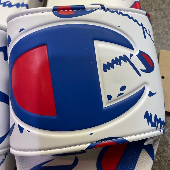 🆕 Champion IPO Warped Slides Shower Shoes Men’s Size 12 - Picture 3 of 8